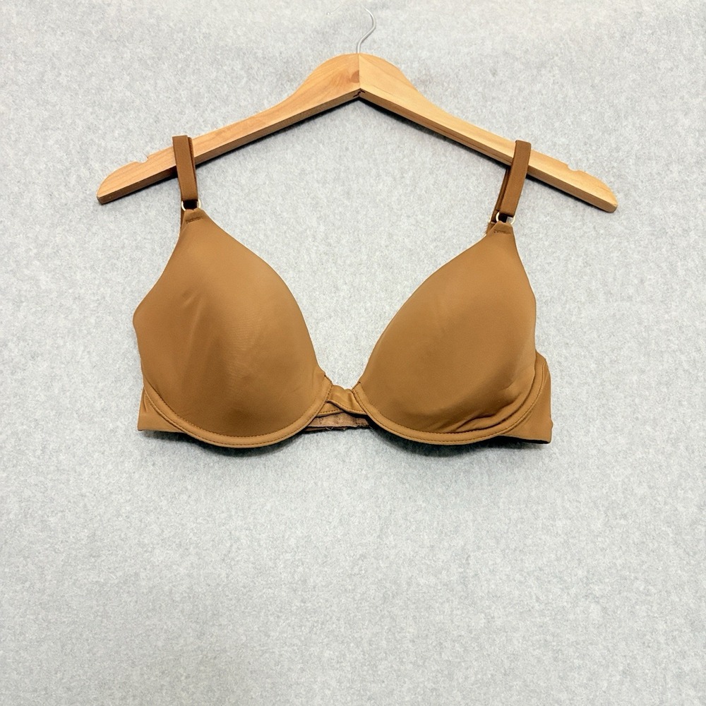 Harper Wilde Bra Womens 36D Brown Nylon Stretchy‎ Lightly Padded Underwired